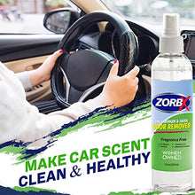 Load image into Gallery viewer, ZORBX Strong Odor Remover Spray - Unscented Odor Eliminator Spray for Pet, Urine, and Shoe | Stronger Deodorizer Spray, Pack of 4 (7.5 Oz Each)