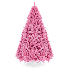 Load image into Gallery viewer, Best Choice Products 6ft Artificial Christmas Full Fir Tree Seasonal Holiday Decoration w/ 1,477 Branch Tips, Foldable Stand, Pink
