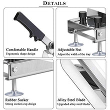 Load image into Gallery viewer, BAOSHISHAN Manual Frozen Meat Slicer Stainless Steel Herb Cutter for Thin Slicing Nougat Bacon Beef Spam Hot Pot Shabu Home Use GZM-3120