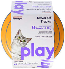 Load image into Gallery viewer, Petstages Tower of Tracks Cat Toy – 3 Levels of Interactive Play – Circle Track with Moving Balls Satisfies Kitty’s Hunting, Chasing & Exercising Needs