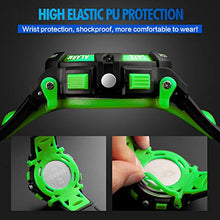 Load image into Gallery viewer, Kid's Digital Watch LED Outdoor Sports 50M Waterproof Watches Boys Children's Analog Quartz Wristwatch with Alarm - Green