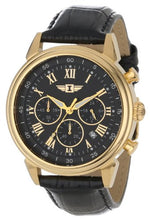 Load image into Gallery viewer, Invicta Men's 90242-003 Invicta I 18k Gold-Plated Stainless Steel Watch with Black Leather Band