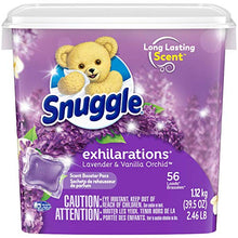 Load image into Gallery viewer, Snuggle Scent Boosters In-Wash Laundry Scent Pacs, Lavender Joy, 56 Count