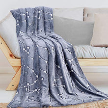 Load image into Gallery viewer, Kanguru Glow in The Dark Constellation Blanket, Christmas Thanksgiving Blanket Gifts for Birthday Kids Women Girls Boy Best Friend