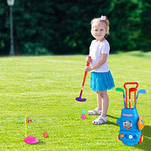Load image into Gallery viewer, Meland Kids Golf Club Set - Toddler Golf Ball Game Play Set Sports Toys Gift for Boys Girls 3 4 5 6 Year Old