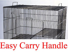Load image into Gallery viewer, Mcage New 3 Levels Ferret Chinchilla Sugar Glider Rats Animal Cage 24" L x 16" W x 24" H with Tight 3/8-Inch Bar Spacing