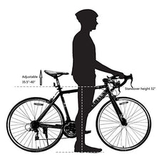 Load image into Gallery viewer, Goplus Commuter Bike Road Bike Quick Release Aluminum 700C 21 Speed (Black)