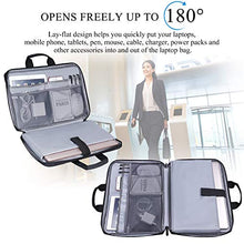 Load image into Gallery viewer, 15.6 Inch Laptop Sleeve, Simboom Laptop Messenger Bag with Accessories Organizer Pouch, Waterproof Shoock-Proof Protective Case Compatible with 15.6 inch Dell Acer Asus Hp Lenovo - Black