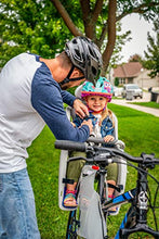 Load image into Gallery viewer, Schwinn Deluxe Bicycle Mounted Child Carrier/Bike Seat For Children, Toddlers, and Kids, 3-Point Harness, Adjustable Headrest, Padded Crossbar