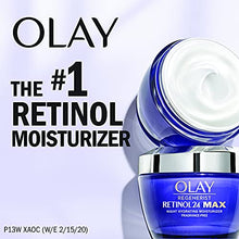 Load image into Gallery viewer, Olay Regenerist Retinol 24 Max Moisturizer, Retinol 24 Max Night Face Cream, Fragrance Free, 1.7 Oz + Whip Face Moisturizer Travel/Trial Size Gift Set