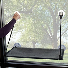Load image into Gallery viewer, K&H Pet Products EZ Mount Window Kitty Sill Gray 12" x 23"