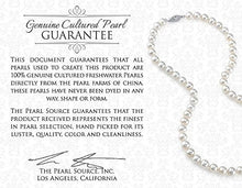 Load image into Gallery viewer, THE PEARL SOURCE 14K Gold 8-9mm AAA Quality Pink Freshwater Cultured Pearl Necklace for Women in 18" Princess Length