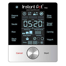 Load image into Gallery viewer, Instant Pot Max Pressure Cooker 9 in 1, Best for Canning with 15PSI and Sterilizer, 6 Qt