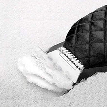 Load image into Gallery viewer, MATCC Ice Scraper Mitt 2 Pack Windshield Snow Scrapers with Waterproof Snow Remover Glove Lined of Thick Fleece Black