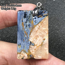 Load image into Gallery viewer, Natural Pietersite Stone Pendant Pietersite Crystal Stone Jewelry For Women Men Healing Luck Gift 32x20x4mm Beads Silver Energy Gemstone