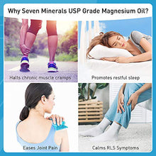 Load image into Gallery viewer, Pure Magnesium Oil Spray - Big 12 fl oz (Lasts 9 Months) - 100% Natural, USP Grade = No Unhealthy Trace Minerals - from an Ancient Underground Permian Seabed in USA - Free Ebook Included