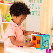 Load image into Gallery viewer, Battat - Shape Sorter Cube – Sorting Toy for Learning – Shapes, Letters, Numbers – 12 pcs – Educational Activity Cube with Bead Maze – Toddlers, Kids – 2 Years +