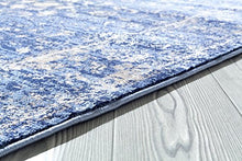 Load image into Gallery viewer, Persian-Rugs 2817 Distressed Blue 8 x 10 Area Rug Carpet Large New