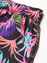 Load image into Gallery viewer, Kanu Surf girls Sandy Upf 50+ Quick Dry Beach Elastic Waist Boardshort Board Shorts, Cool Breeze Black, 12 14 US