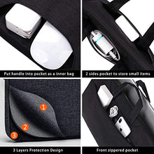 Load image into Gallery viewer, Voova Laptop Bag 17 17.3 inch Water-resistant Laptop Sleeve Case with Shoulder Straps & Handle/Notebook Computer Case Briefcase Compatible with MacBook Pro/New Razer Blade Pro 17 / Acer/Asus/Hp,Black
