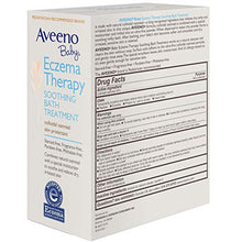 Load image into Gallery viewer, Aveeno Baby Eczema Therapy Soothing Bath Treatment for Relief of Dry, Itchy and Irritated Skin, Made with Soothing Natural Colloidal Oatmeal, 5 ct.