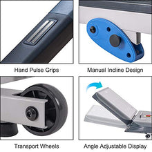 Load image into Gallery viewer, Merax Folding Electric Motorized Running Treadmill, Jogging Walking Machine with Bluetooth Function, Speakers, 15 Preset Programs, Incline Adjustment and Downloadable Sports App (Black)