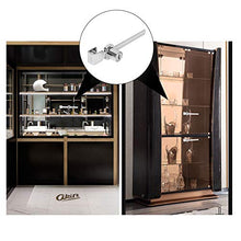 Load image into Gallery viewer, 8 Pack Sliding Glass Door Ratchet Lock Drawer Display Case Showcase Lock Security Glass Case Lock Glass Display Case Lock (Keyed Alike)