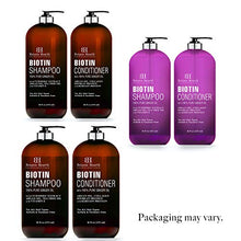 Load image into Gallery viewer, BOTANIC HEARTH Biotin Shampoo and Conditioner Set - with Ginger Oil & Keratin for Hair Loss and Thinning Hair - Fights Hair Loss, Sulfate Free, for Men and Women, (Packaging May Vary),16 fl oz each
