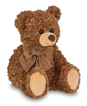 Load image into Gallery viewer, Bearington Lil' Reggie Brown Plush Stuffed Animal Teddy Bear, 12 inches