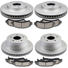 Load image into Gallery viewer, Brake and Rotors Kits,SCITOO 4pcs Brake Rotors and 8pcs Ceramic Brake Pads fit for 97-05 for Chevy Blazer,98-04 for Chevy S10,98-01 for GMC Jimmy,98-04 for GMC Sonoma,97-01 for Oldsmobile Bravada