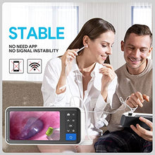 Load image into Gallery viewer, Digital Otoscope with 4.5 Inches Screen, Anykit 3.9mm Ear Camera with 6 LED Lights, 32GB Card, Ear Wax Removal Tool, Specula and 2500 mAh Rechargeable Battery, Supports Photo Snap and Video Recording