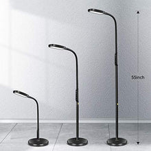 Load image into Gallery viewer, Miroco LED Floor Lamp with 5 Brightness Levels & 3 Color Temperatures, 1815 Lumens, Adjustable LED Floor Light, Dimmable Reading Standing Lamp for Sewing Living Room Bedroom Office