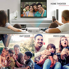 Load image into Gallery viewer, VANKYO LEISURE 3 Mini Projector, 1080P and 170'' Display Supported, Portable Movie Projector with 40,000 Hrs LED Lamp Life, Compatible with TV Stick, PS4, HDMI, VGA, TF, AV and USB