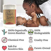 Load image into Gallery viewer, Kohana Baby Soft Biodegradable Bamboo Diaper Liners for Easy Cloth Diapering | Unscented & Chlorine Free - 200 Sheets (2 PK)