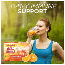 Load image into Gallery viewer, Emergen-C 1000mg Vitamin C Powder, with Antioxidants, B Vitamins and Electrolytes, Vitamin C Supplements for Immune Support, Caffeine Free Fizzy Drink Mix, Super Orange Flavor, 0.32 Ounce (Pack of 60)