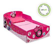 Load image into Gallery viewer, Delta Children Interactive Wood Toddler Bed, Disney Minnie Mouse