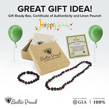 Load image into Gallery viewer, Baltic Amber Necklace And Bracelet Gift Set (Unisex Cherry) - Certified Premium Quality Raw Baltic Amber