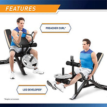 Load image into Gallery viewer, Marcy Adjustable Olympic Weight Bench with Leg Developer and Squat Rack MD-879