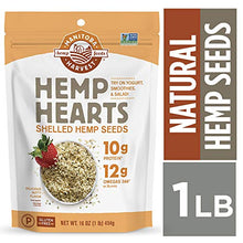 Load image into Gallery viewer, Manitoba Harvest Hemp Hearts Raw Shelled Hemp Seeds, 1lb; with 10g Protein & 12g Omegas per Serving, Non-GMO, Gluten Free - Packaging May Vary