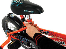 Load image into Gallery viewer, Schwinn Grit Steerable Kids Bikes,12-Inch Wheels, Quick-Adjust Seat,Training Wheels, Push Handle for Easy Steering, Orange/Black