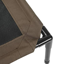 Load image into Gallery viewer, confote Indoor or Outdoor Dog Bed Products Elevated Pet Cot Portable Breathable Mat Durable Oxford Fabric, No-Slip M Feet Brown