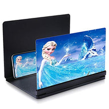 Load image into Gallery viewer, Screen Magnifier for Cell Phone, 3D HD Mobile Phone Screen Magnifier 12" Foldable Phone Stand,Phone Projector for Movies, Videos, and Gaming. iPhone Accessories Cool Gadgets for Men