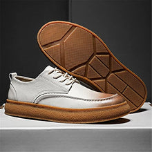 Load image into Gallery viewer, Sytanbo Men's Slip-On Driving Loafers Lightweight Comfortable Shoes Work Walking Shoes for Men Non Slip Breathable Lace-up Loafers Beige