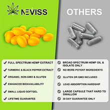 Load image into Gallery viewer, 2 Pack Hemp Oil Softgel Capsule with Turmeric and Bioperine - 120 Cts