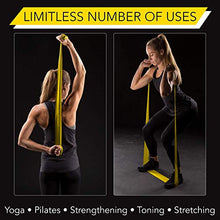 Load image into Gallery viewer, TheraBand Resistance Bands, 6 Yard Roll Professional Latex Elastic Band For Upper Body, Lower Body, & Core Exercise, Physical Therapy, Pilates, Home Workouts, & Rehab, Yellow, Thin, Beginner Level 2