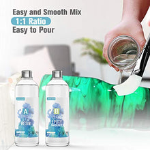 Load image into Gallery viewer, 16oz Crystal Clear Epoxy Resin Kit Casting and Coating for River Table Tops, Art Casting Resin,Jewelry Projects, DIY,Tumbler Crafts, Molds, Art Painting, Easy Mix 1:1 Ratio