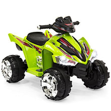 Load image into Gallery viewer, Best Choice Products Kids 12V Electric 4-Wheeler Ride On w/ LED Lights, Forward and Reverse, Green