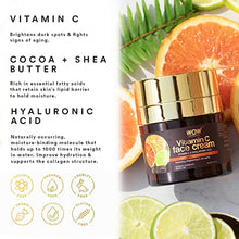 Load image into Gallery viewer, WOW Skin Science Natural Vitamin C Moisturizer Face Cream - Anti Aging Face Moisturizer for Men & Women - Oil Free, Dry Skin Face Lotion - Facial Skin Care Products For All Skin Types (1.69 oz)