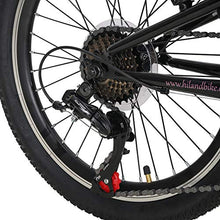 Load image into Gallery viewer, Hiland 20 Inch Kids Bike Mountain Bicycle for Ages 4 5 6 7 8 9 Years Old Boys Girls Black Green