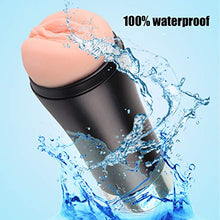 Load image into Gallery viewer, 3D Delûxe P'ôçkêt P'ûššy P'ûššyfoot Deluxe Cup Tight D-e-ep T'hroat O'r^al Cup Lifelike Pocket Pussyfoot for Men Pleasure Toy Sèxy Underwear for Men Deluxe Sexyy Adullt Toys Tshirt - Black